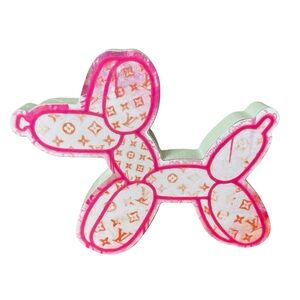 Ballon Dog Wooden Decoration New